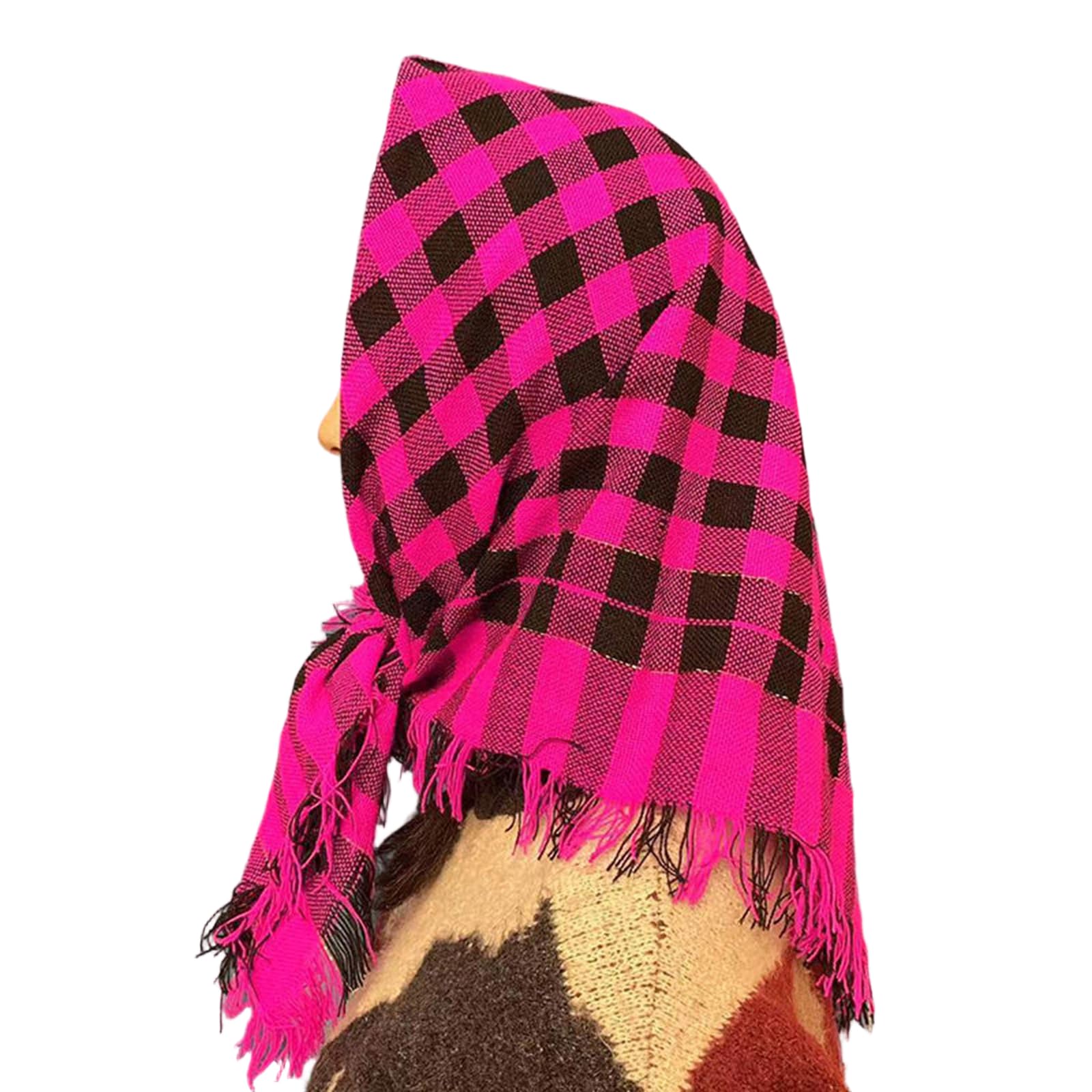 MICFENY Classical Bandana Scarf Wind Resistant Soft Fabric Hijab For Hiking Cycling Running Women Travel Accessories