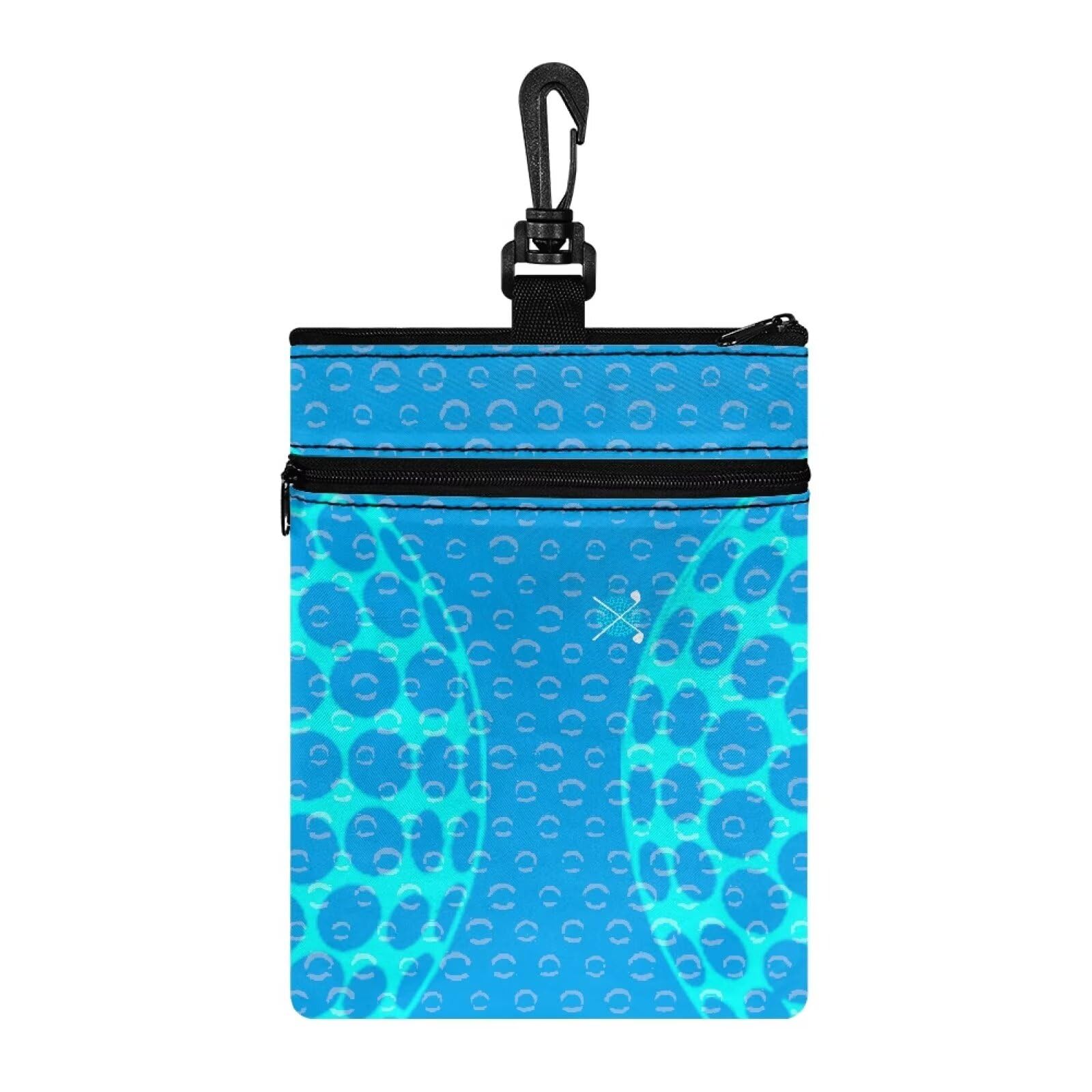 Rchsomd Polyester Golf Tees Holder Pouch for Men and Women Golf Pouch Bag with Zippered Pocket Golf Accessory Bag