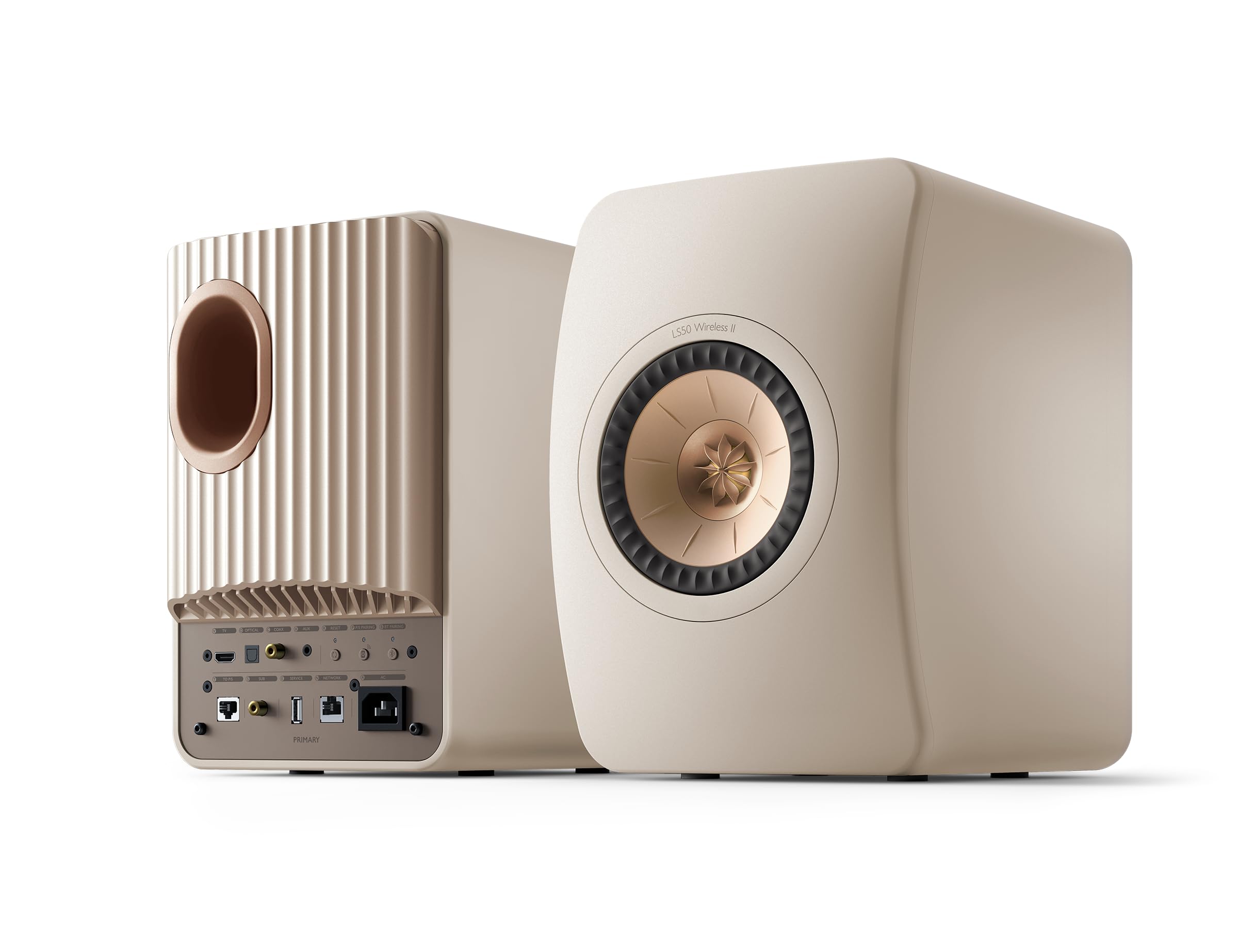 Amazon.com: KEF LS50 Wireless II (Pair, Sand Shell) : Electronics