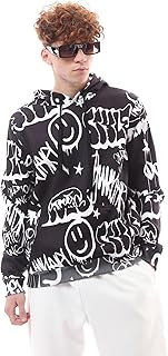 ريفين سويت شيرت شتوي بغطاء للرأس للرجال متعدد الالوان مع جيب كانجارو