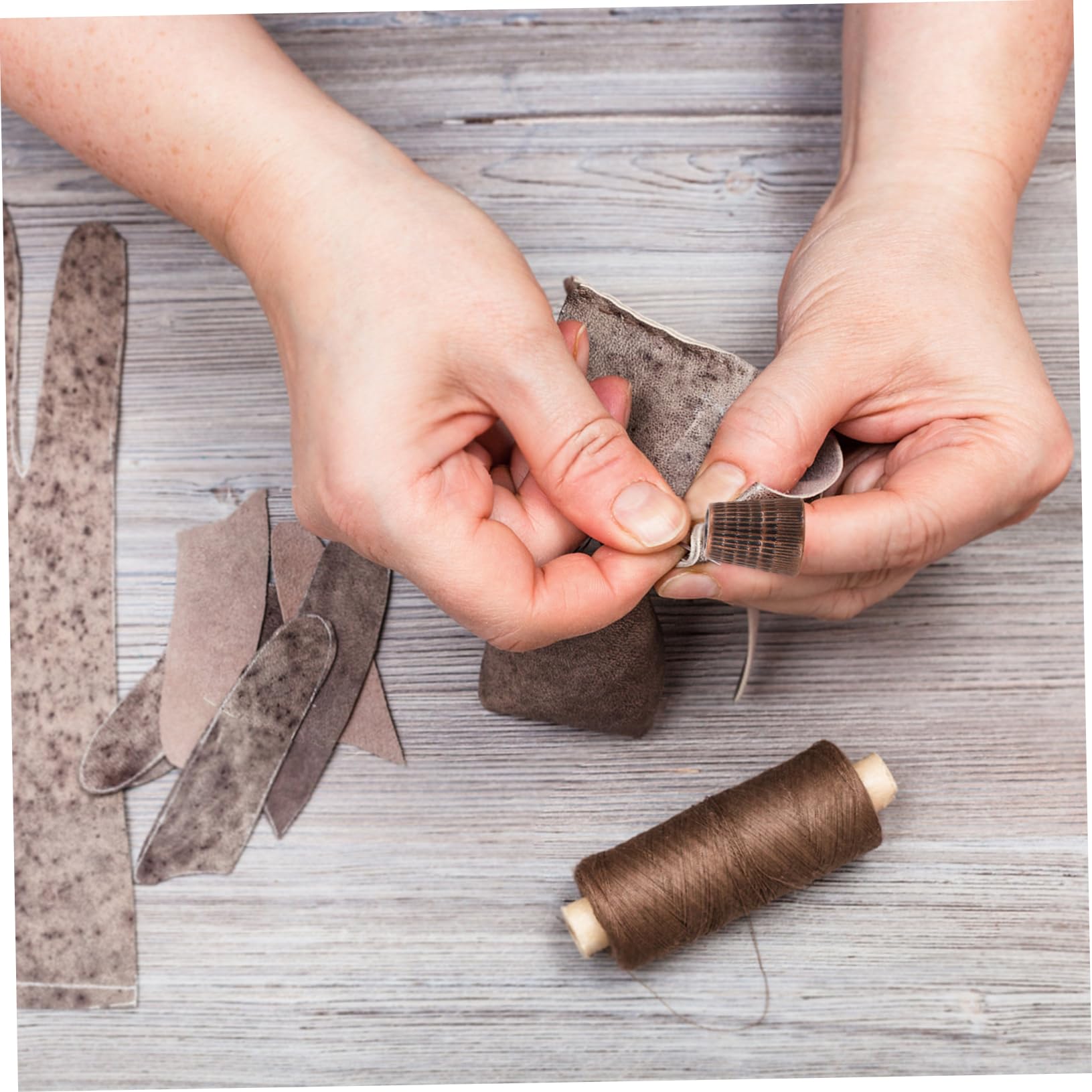 40piezas Dedales De Cobre Para Coser Protector De Dedos Profesional Herramienta De Costura y Duradera Para Manualidades
