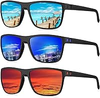 Vista 24 de KALIYADI Gafas de sol polarizadas para hombre, gafas de sol ligeras con protección UV para conducir, pescar y jugar golf