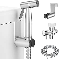 LUFEIDRA Handheld Bidet Sprayer for Toilet-Adjustable Water Pressure Jet Spray