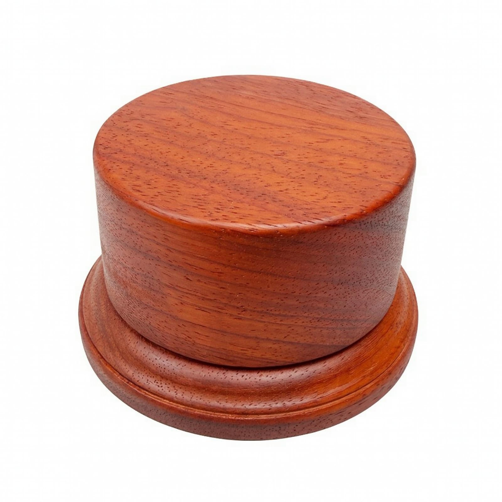 Rund Präsentationssockel aus klassisch traditionell rund -Sockel mit höht Plattform zu bedienen für Teeliebhab , 12cmx7cm