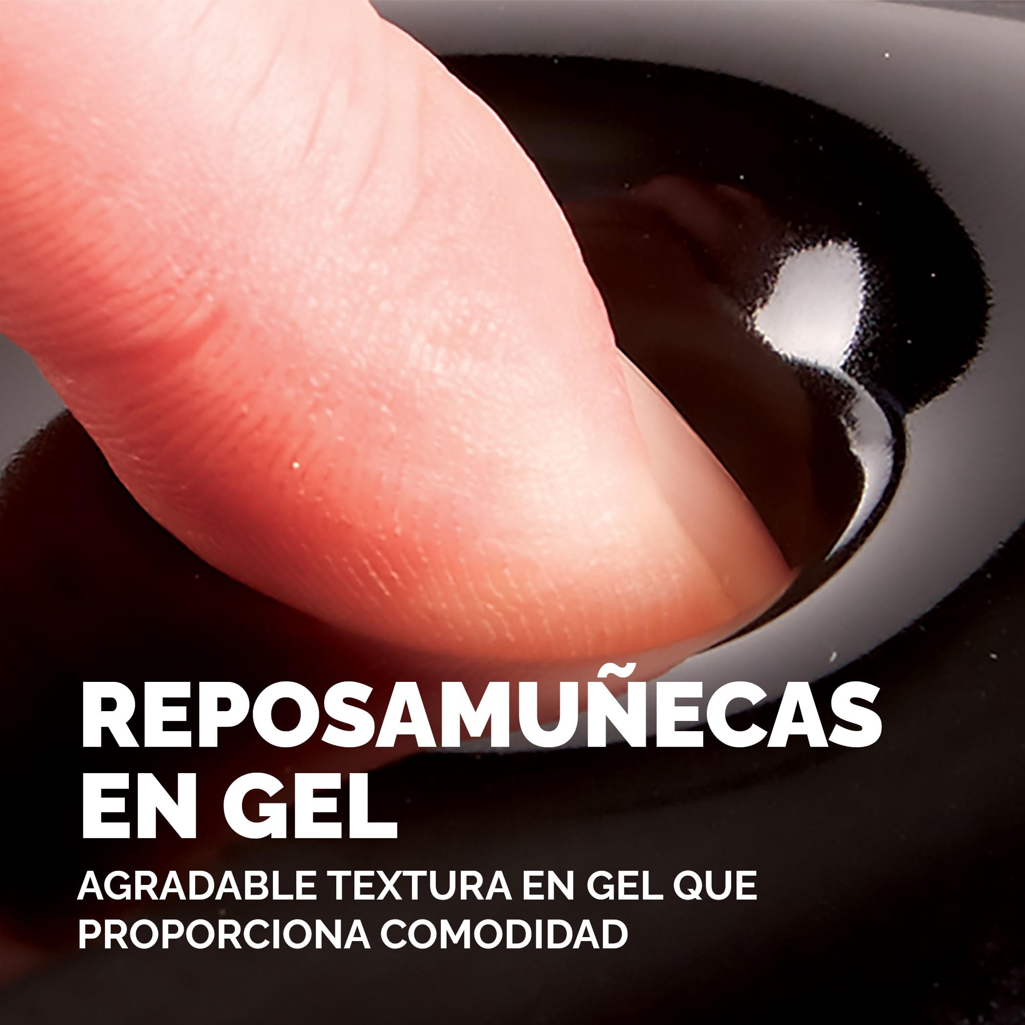 Fellowes Alfombrilla con Reposamuñecas Ergonómico para Ratón, Negro, Custom Mouse Pad