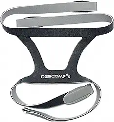 Alça de máscara CPAP de substituição para cabeça, material elástico durável, médio (apenas para arnês)