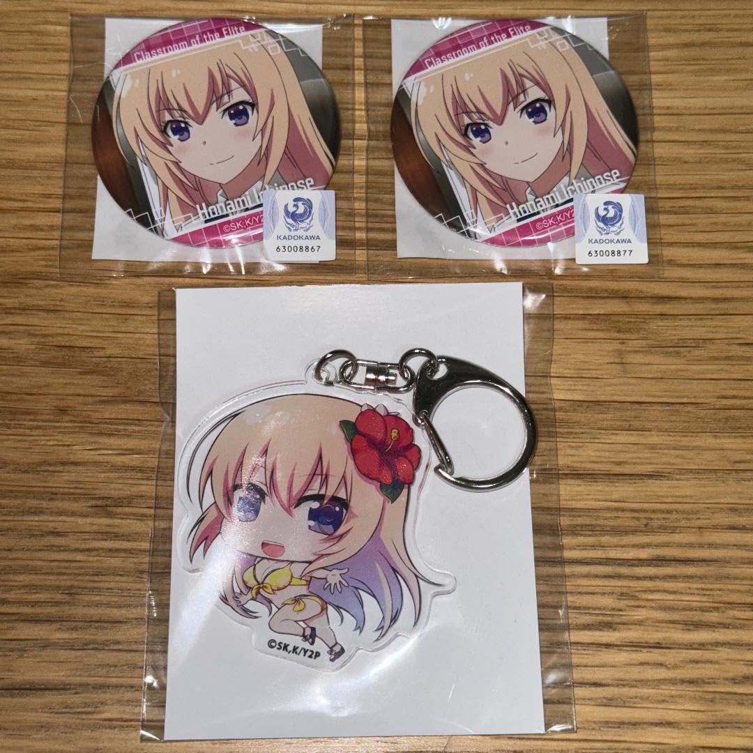 一之瀬帆波 特典　缶バッジ　オンラインくじ よう実　ようこそ実力至上主義の教室 ようこそ実力至上主義の教室へ 一之瀬帆波 缶バッチ オンライン