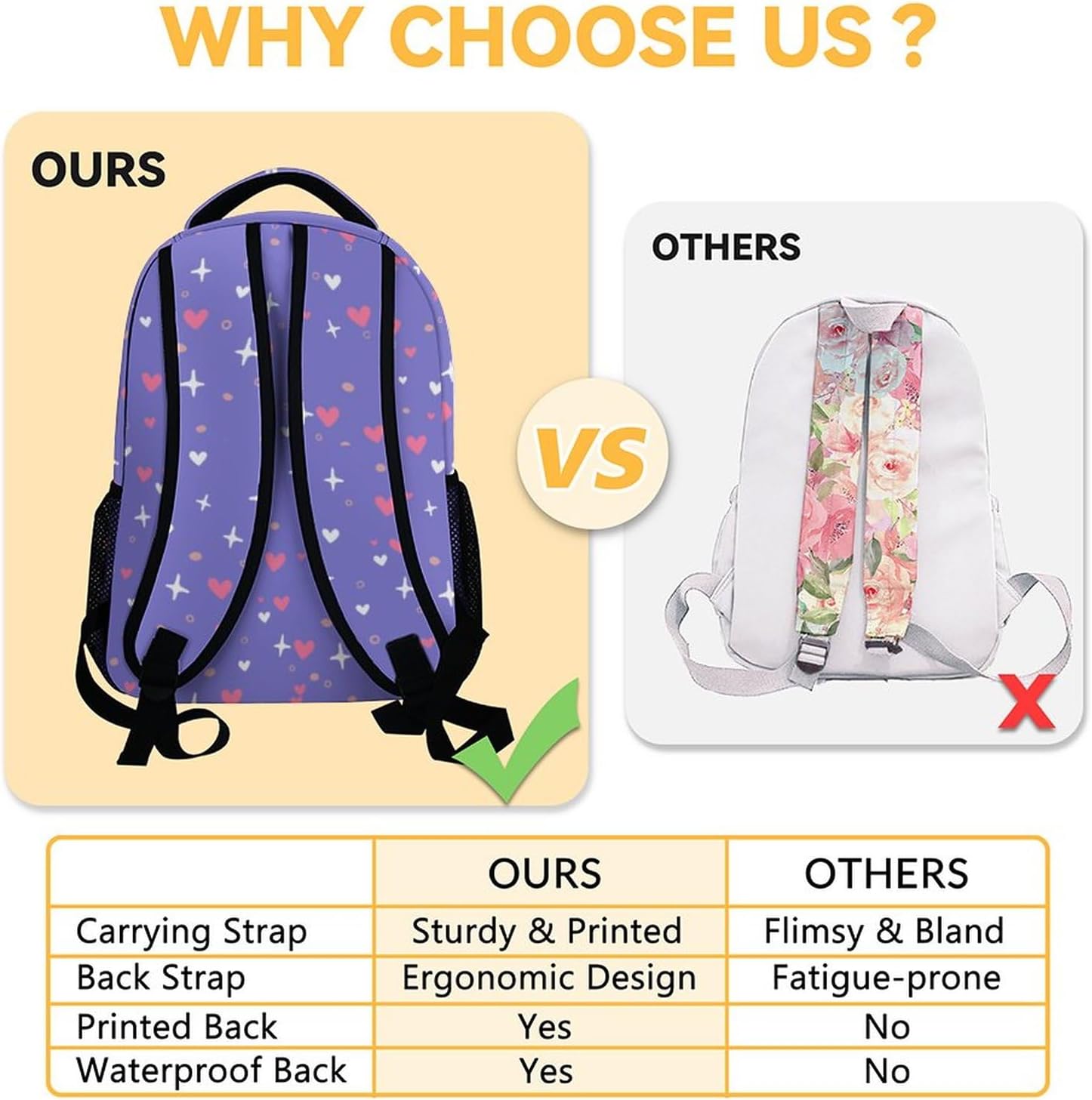 Girls Backpack with Matching Lunch Box - Axolotl Backpacks with Lunch Bag Pencil Case Combo for Kids - Cute Purple Bookbag and Pencil Case Bundle - Cartoon School Supplies - Image 5