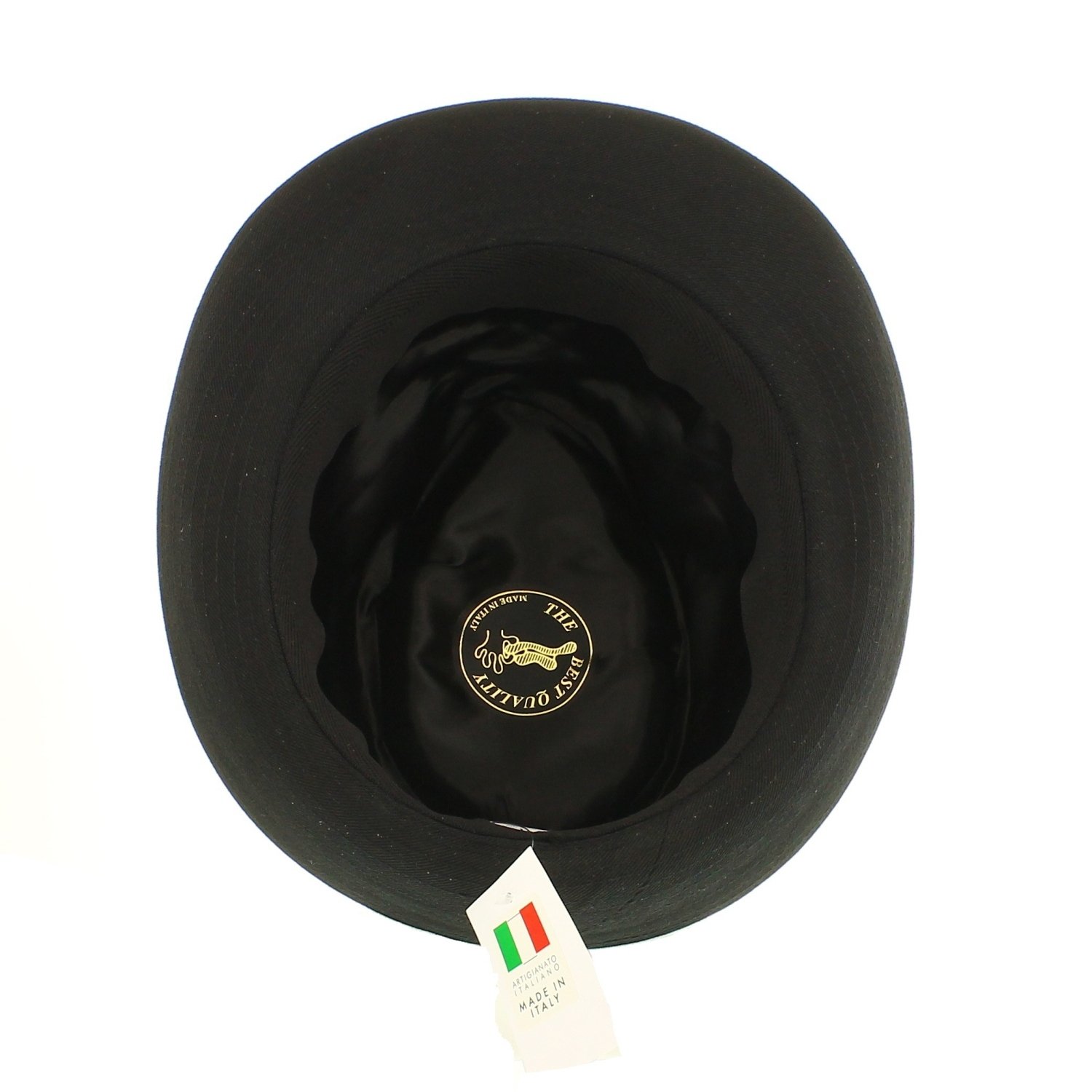 Alvito - Cappello Trilby con tesa stretta, in lino