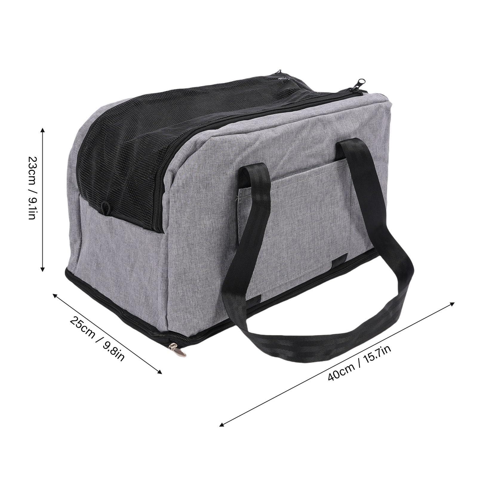 Dog Car Seat for Small Dogs, Detachable and Washable Dog Booster Car Seat with Safe Tether Portable Car Travel Carrier Bed