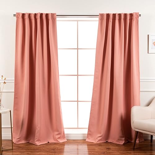 Best Home Fashion - Cortinas opacas modernas de calidad premium, con sólido aislamiento térmico para ventanas, cortinas blackout para dormitorio, Best Home Fashion - Cortinas opacas modernas de calidad premium, con sólido aislamiento térmico para ventanas, cortinas blackout para dormitorio,