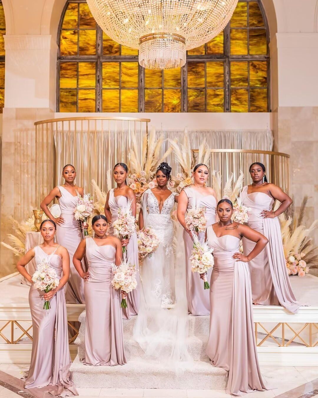 One Shoulder Bridesmaid Dresses Mermaid Satin Prom Dress for Women Long Bodycon Formal Wedding Guest Gowns - Image 7