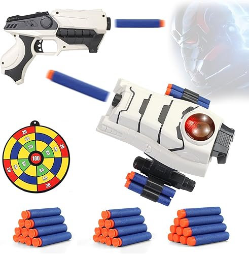 Star Galaxy Wars - Pistola de juguete para lanzar dardos, juguetes de espuma para niños de 5, 6, 7, 8, 9 años o más, juguetes de superhéroe con 30
