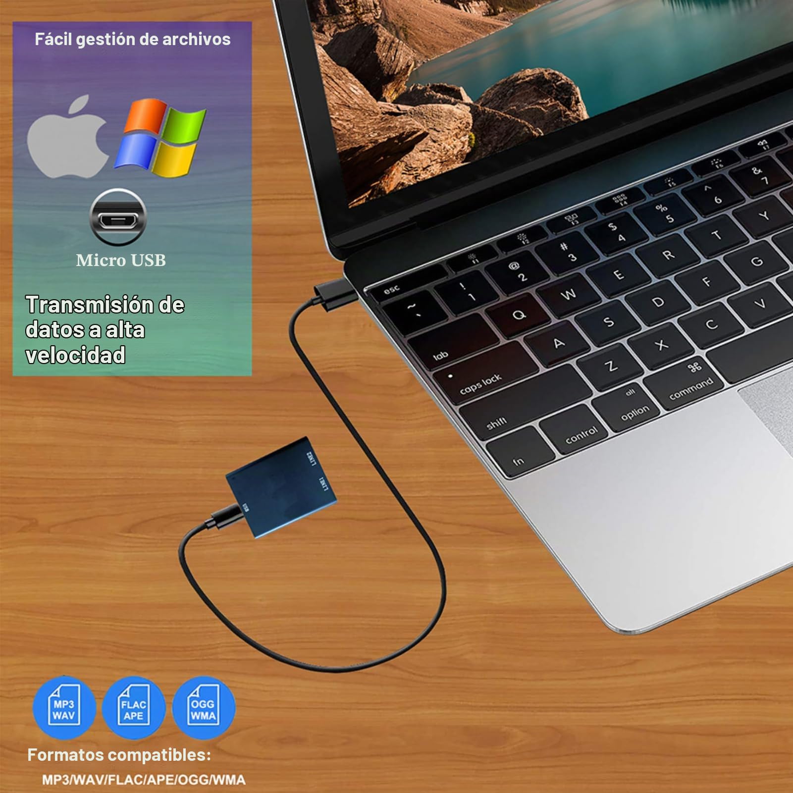 Yunseity Grabadora de Teléfono, con Almacenamiento Integrado de 32 GB, Mini Dispositivo de Grabación de Teléfono Automático, para Todos los Sistemas de Teléfonos Analógicos