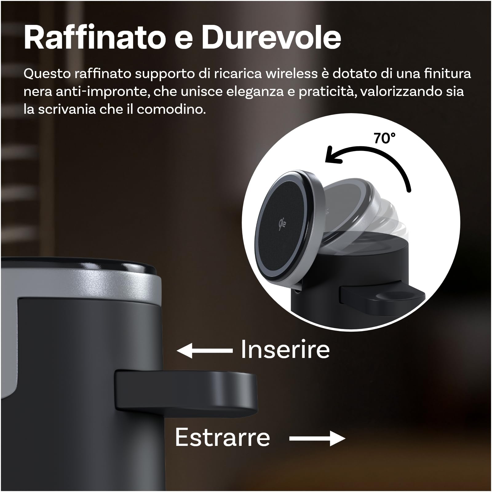 Caricatore Wireless Stazione per Samsung di MMOBIEL – 4 in 1 Supporto Magnetico di Ricarica Rapido Certificato Qi2 per Samsung Galaxy S25/S24/S23/S22, Watch 7/6/5, Buds – Incl. 25W Adattatore - Nero