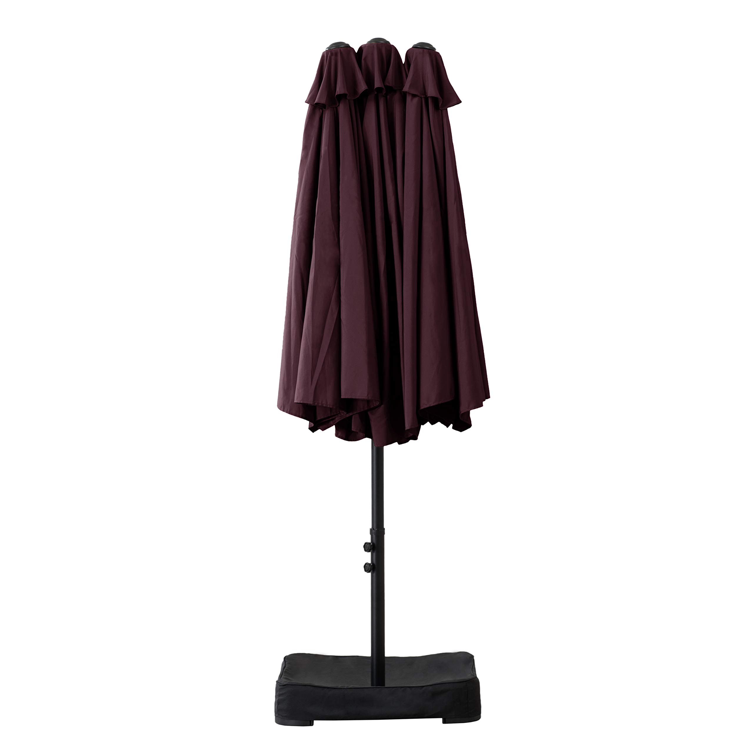 7.5 pink patio umbrella Best Choice Products 7.5ft Patio Market Umbrella with Wavy Trim  Fade-Resistant Crank Tilt Wind Vent