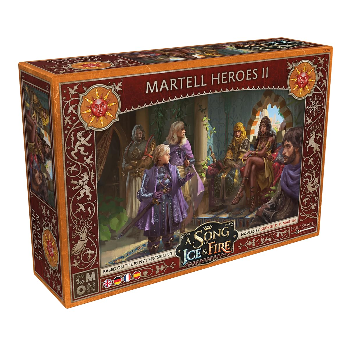 CMON, A Song of Ice & Fire – Helden von Haus Martell II, Erweiterung, Tabletop, 2 Spieler, Ab 14+ Jahren, 45-60 Minuten, Deutsch, Mehrsprachig