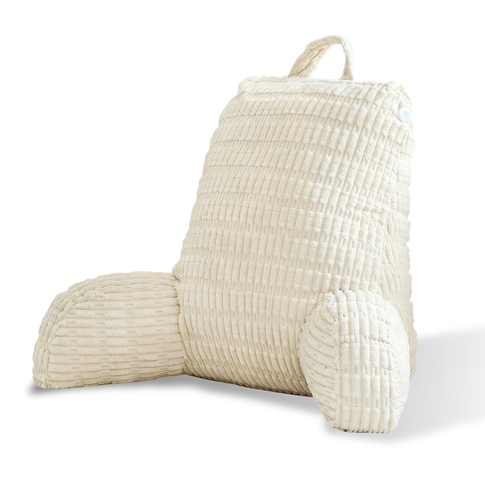 Coussin de lecture avec dossier et accoudoirs ergonomiques pour lit