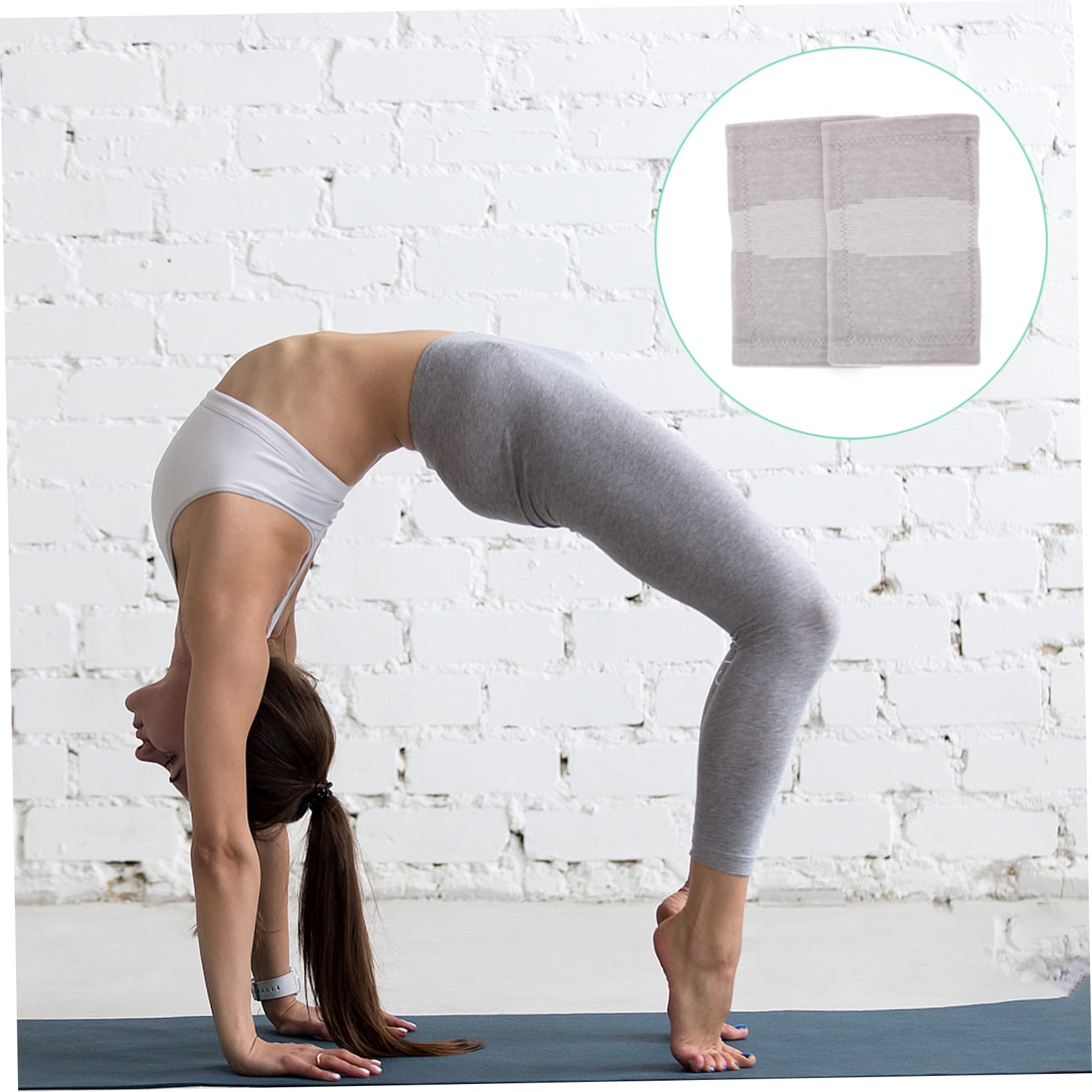 KOMBIUDA 1 Pair Comfortable Kneecap Knee Pads Men Sleeves Leg Brace Para Stockings Knee Sleeve Sports Kneecap Winter Warm Kneelet Running Knee Pad Outdoor Sports Knee Pad