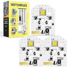 New Upgraded 3 Pack WR55X11132 WR55X25754 LED Light for GE Refrigerator Replace WR55X30602 WR55X26486 PS4704284 3033142 EAP12172918 AP6261806