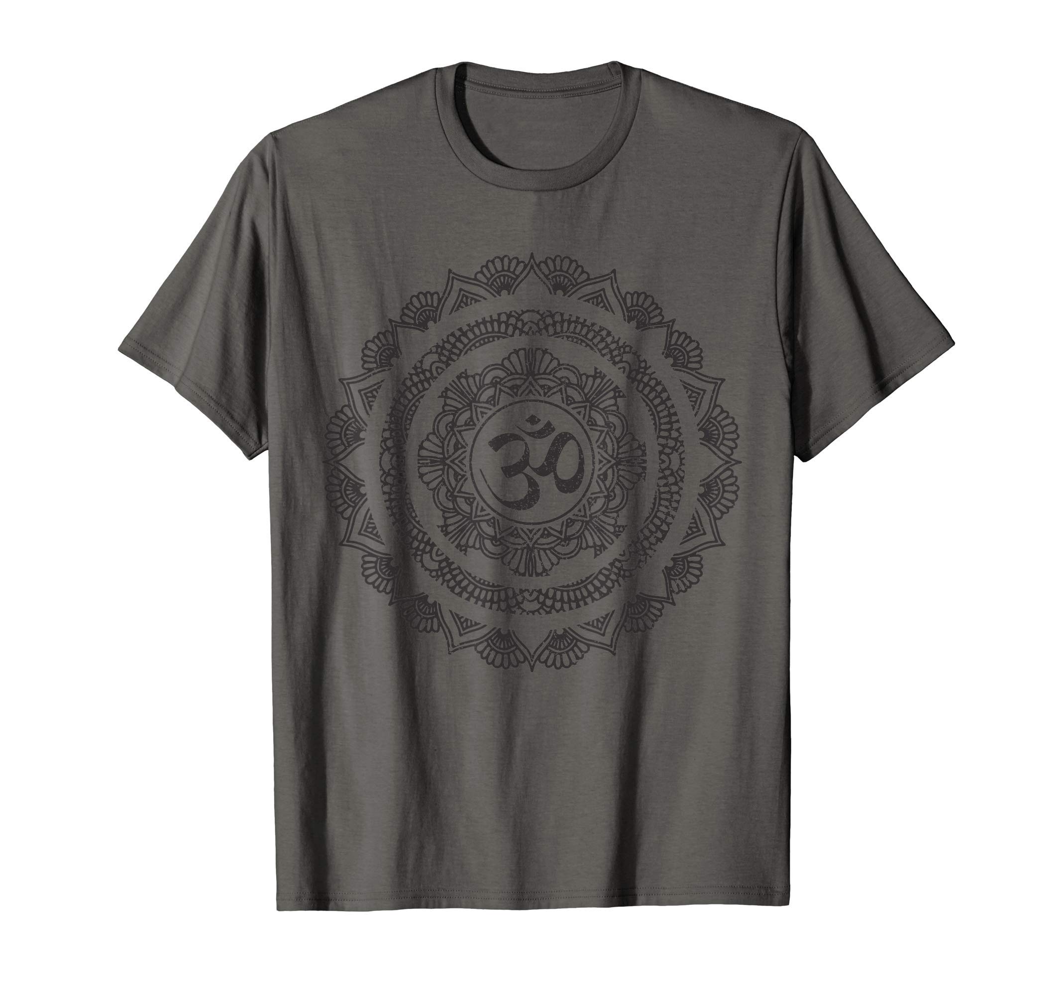 We Love Yoga - Vintage Buddha Designs Co.Yoga Mandala Om Symbol Buddha Yogi Gift T-ShirtOEKO-TEX STANDARD 100