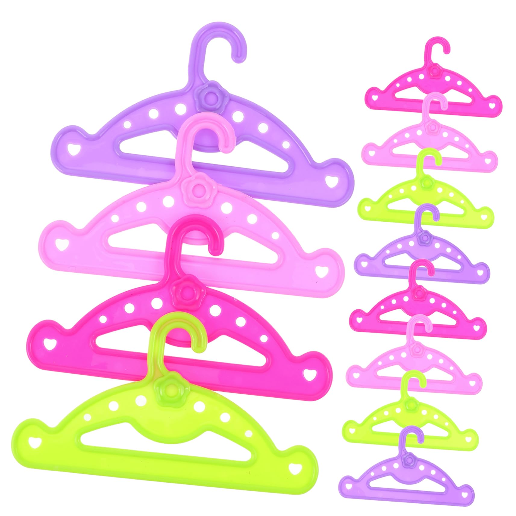 HEMOTON Mini Doll Clothes Hangers Doll Wardrobe Organizer and Doll Garment Storage for Mini Clothing and Accessories