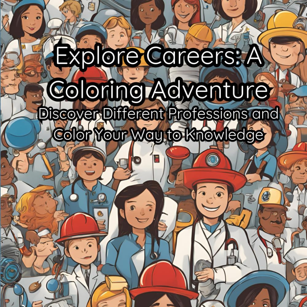 Explore Careers: A Coloring Adventure: Discover Different Professions and Color Your Way to Knowledge