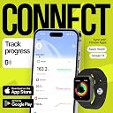Professional 25 Metrics Smart Scale for Body Weight with BMI, Body Fat, Muscle Mass, Digital Weight Composition Scale & Body Fat Percentage Mass, Bluetooth, Apple Health Compatible, 400lb, Dark Navy gallery image