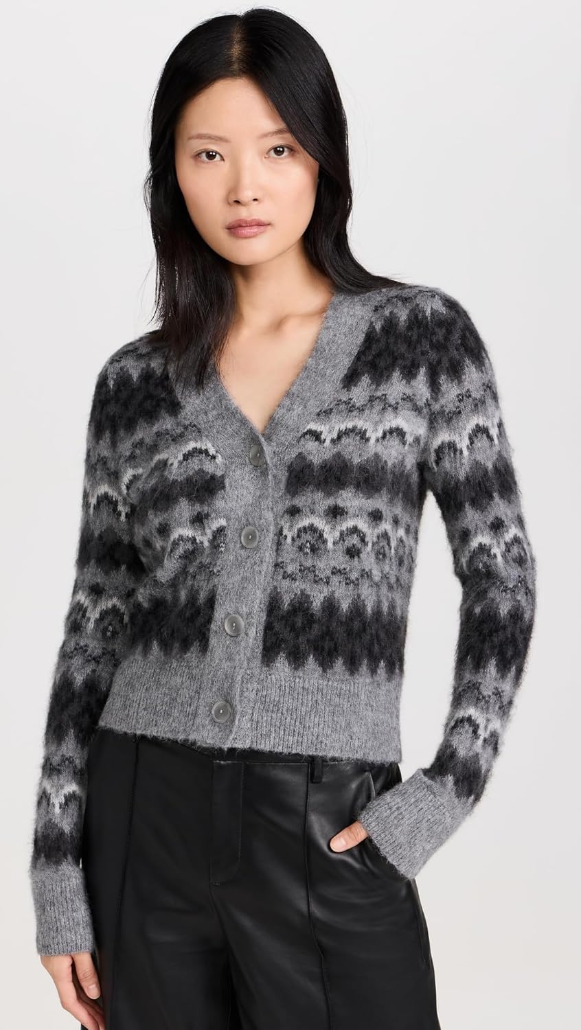 Vince Women's Fair Isle Cardigan - Image 2