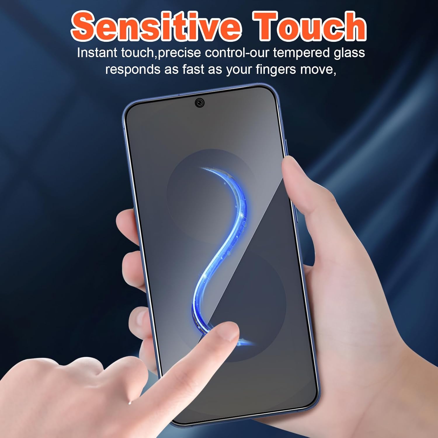 2 pack privacy screen protector for samsung galaxy s25|anti-spy tempered glass with fingerprint unlock support, anti-scratch, 9h hardness & easy installation