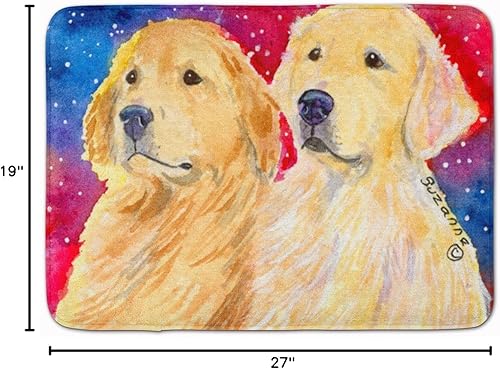 Miniatura 3 de Caroline's Treasures SS8754RUG - Tapete de espuma viscoelástica lavable a máquina, tapete de baño antideslizante, duradero, grueso, lavable para