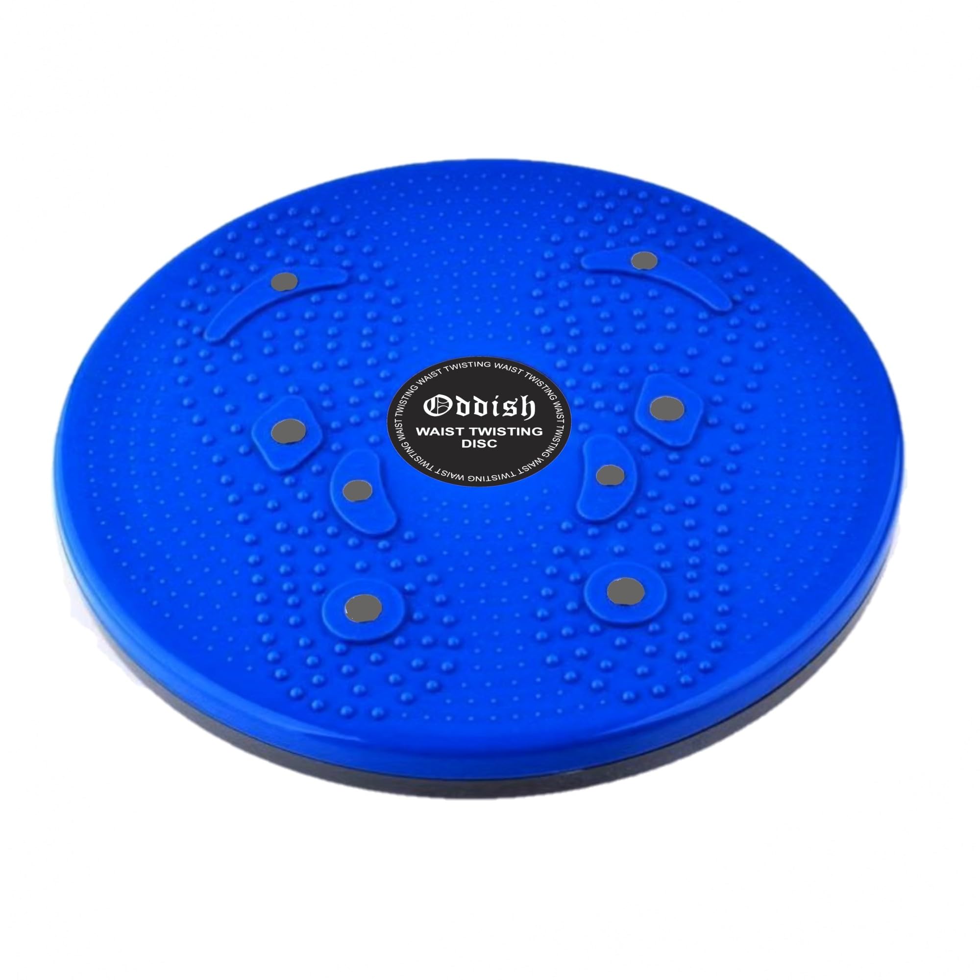 ODDISH; way to fitness Oddish Tummy Twister Abdominal ABS Exerciser Body Toner-Fat Buster Oblique Workout Love Handles Perfect Waist Trimmer Home Gym Equipment for Men and Women; 90 kg (YELLOW)