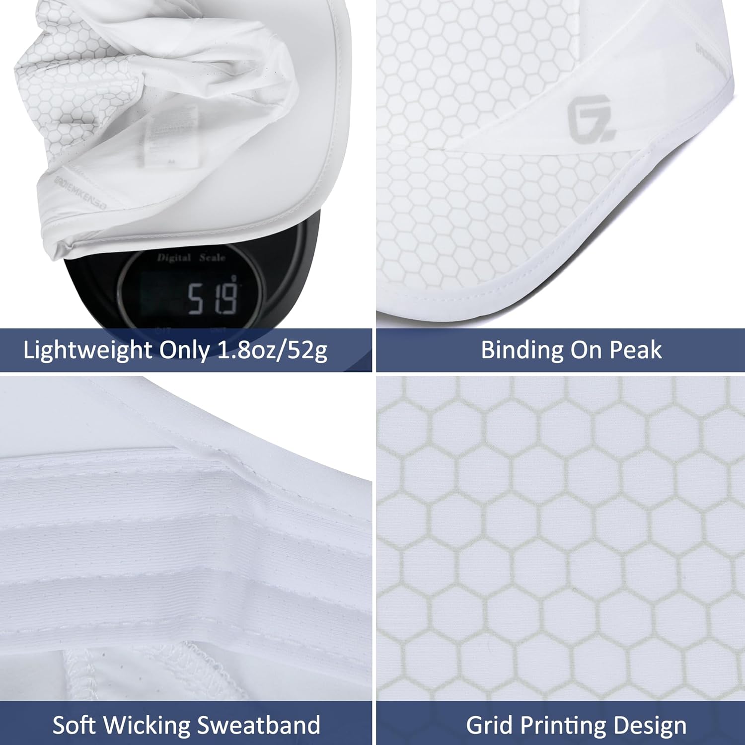 GADIEMKENSD Stretch Running Hat with Soft Brim, Quick Dry, Unstructured, Unisex-Adult - Image 5