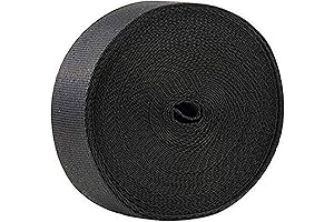 1 Inch Heavy Duty Black Nylon Webbing Strap