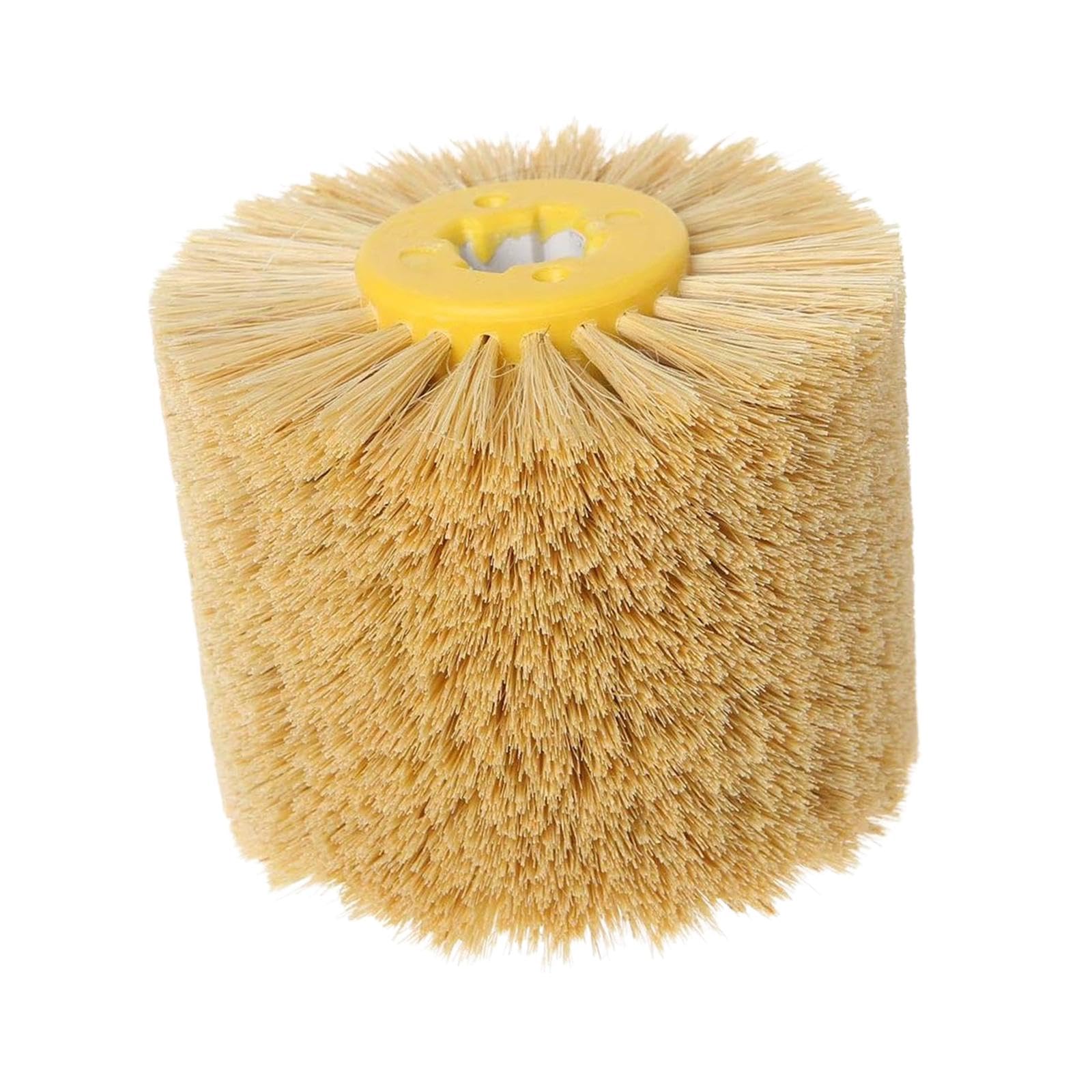Cepillo de Pulido de Sisal, Tambor Desoxidante, Cepillo de Bruñido para Muebles, Suelos Y Superficies Metálicas.