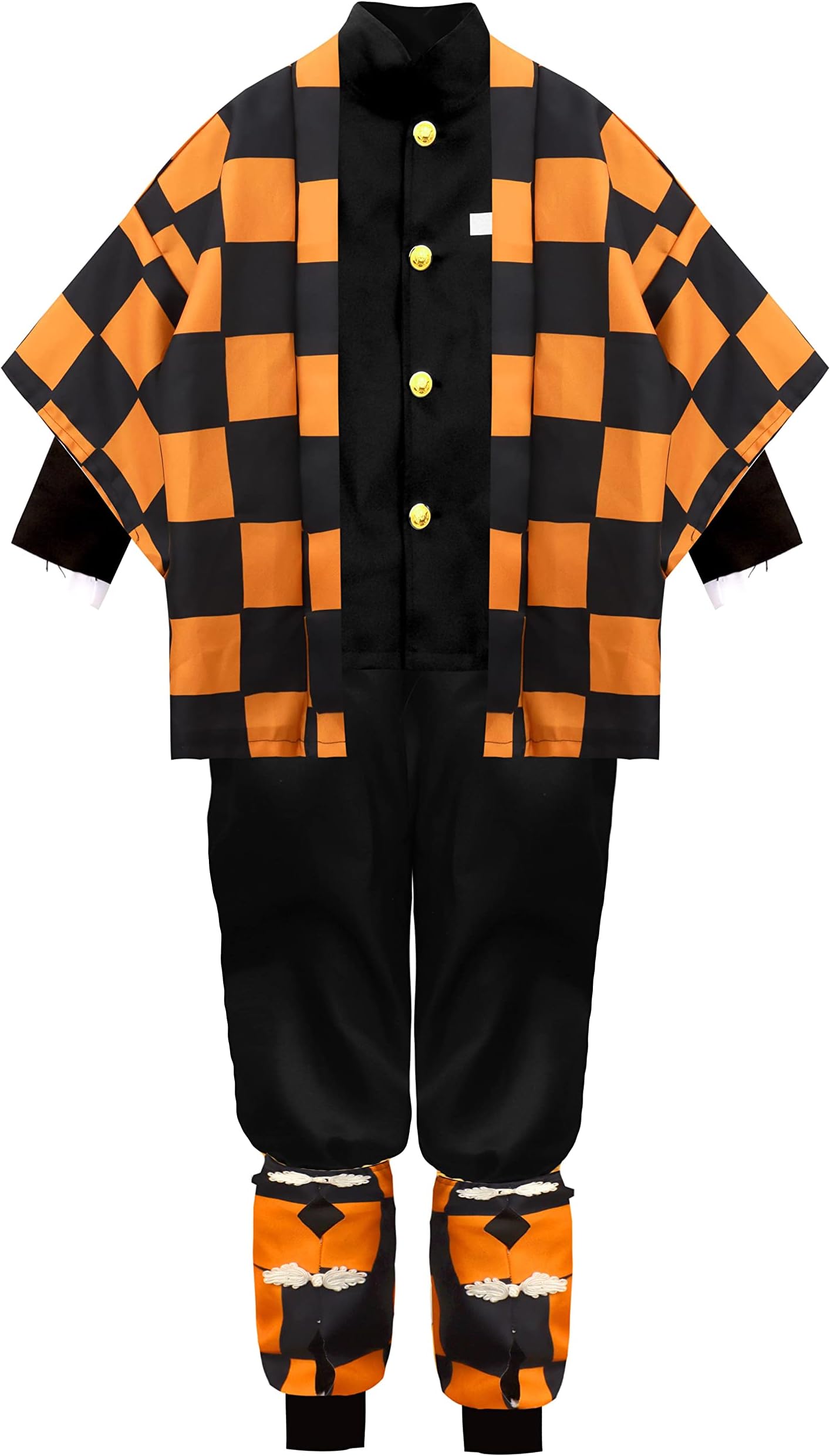 Aepotumn Demon Slayer Costumes Kids World Book Day Kamado Tanjirou Nezuko Zenitsu Girls Boys Kimono Anime Outfits for 5-12 Years