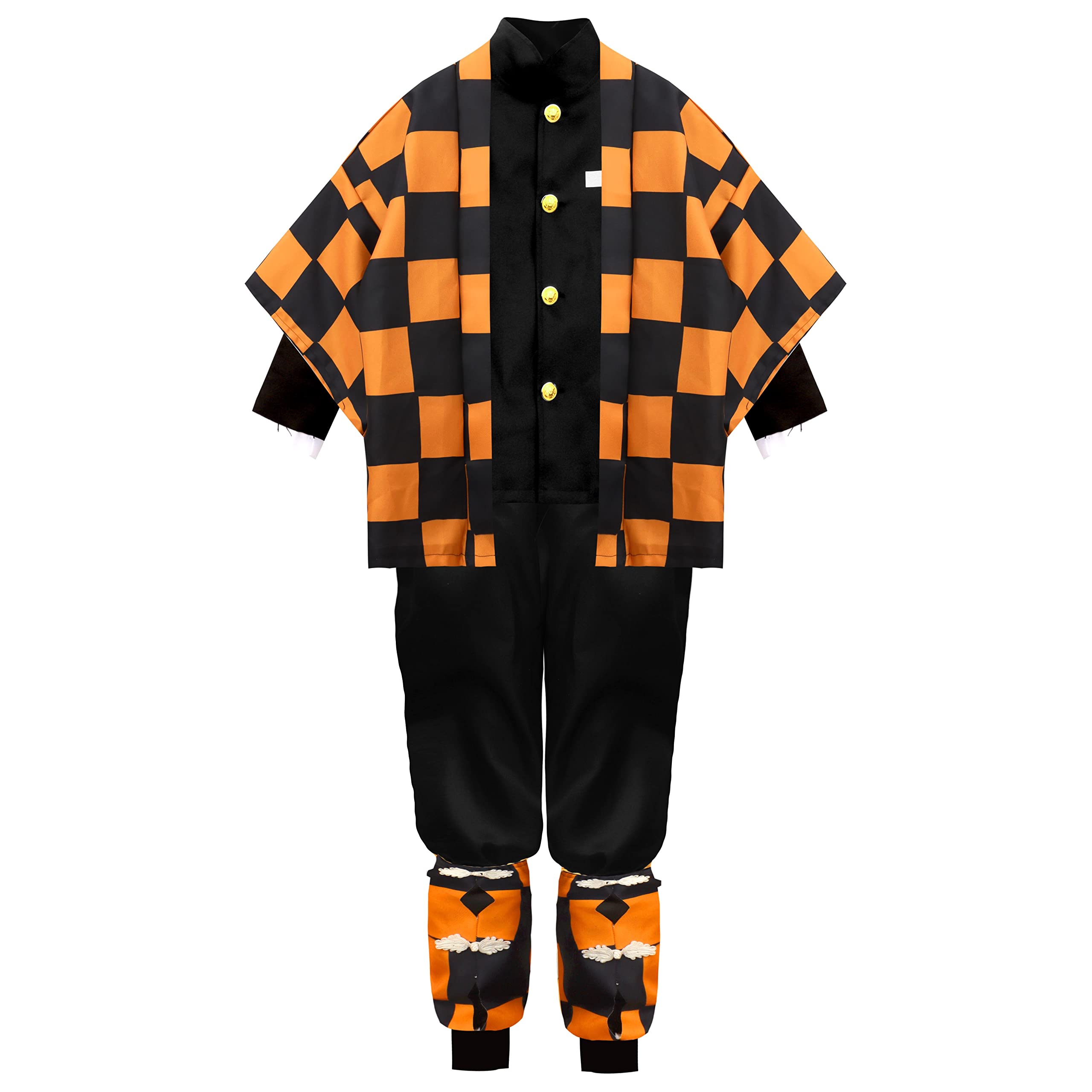 Aepotumn Demon Slayer Costumes Kids World Book Day Kamado Tanjirou Nezuko Zenitsu Girls Boys Kimono Anime Outfits for 5-12 Years