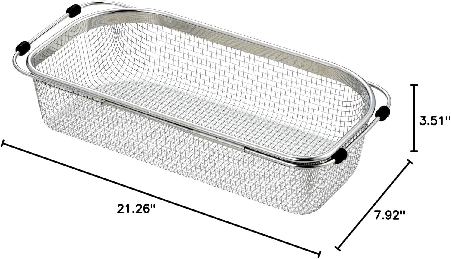 Nagao SH-024 Tsubamesanjo Sink Drainer Rack, Extendable, 16.7-21.5 inches (42.5-54.5 cm), Deep, 18-8 Stainless Steel, Made in Japan