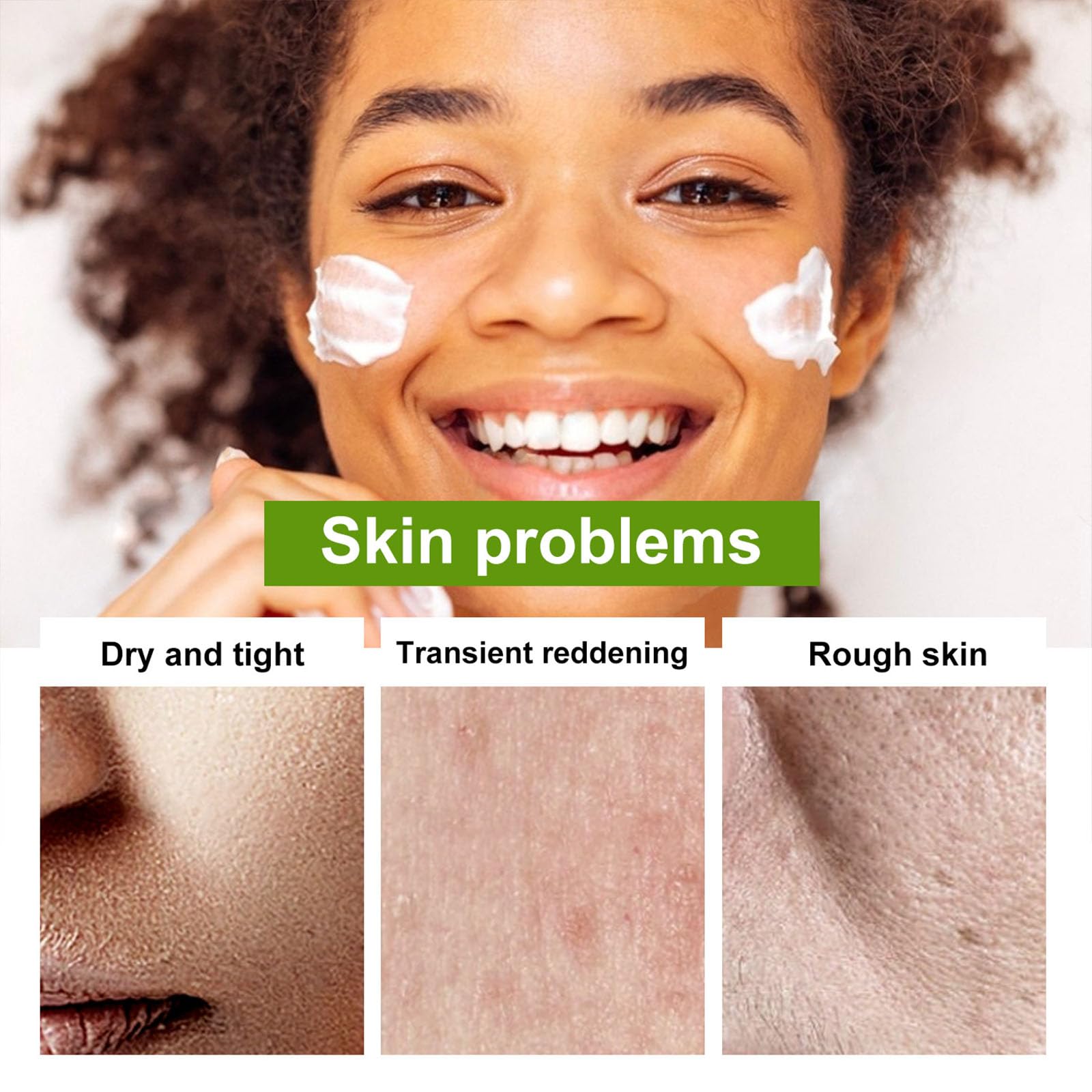 Aloe Vera Moisturizer Facial Cream,Facial Cream With 98% Organic Aloe Vera,Anti Wrinkle Face Moisturize,For Dry Skin,Acne Scars,Soft,Moisturizing & Delicate Skin - Image 3