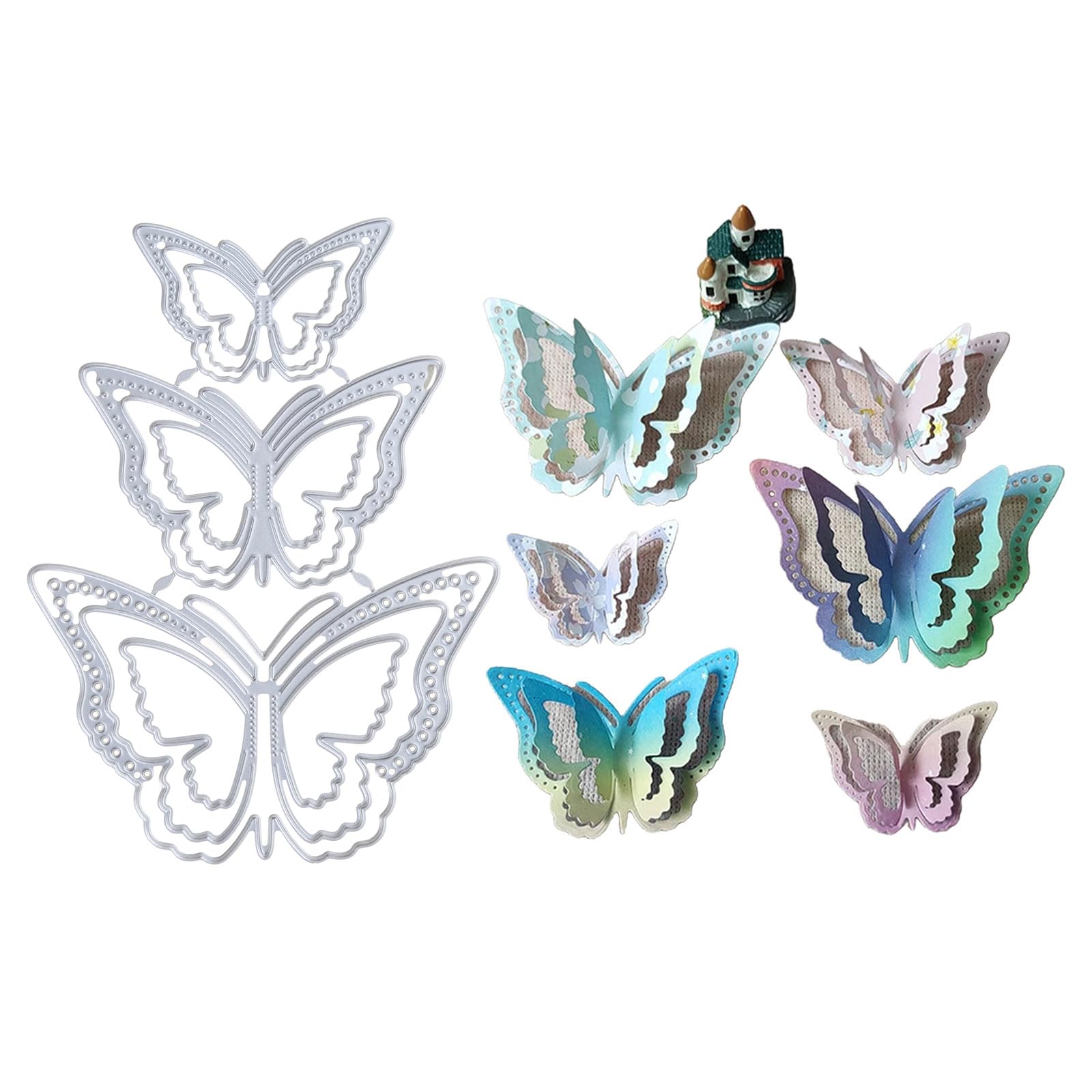 Matrices De Découpe En Forme De Papillon Pour La Fabrication De Cartes, Le Scrapbooking, Les Albums Photo, Les Projets Artistiques Scolaires, La Fabrication De Cartes, Les Tampons Et Le Papier