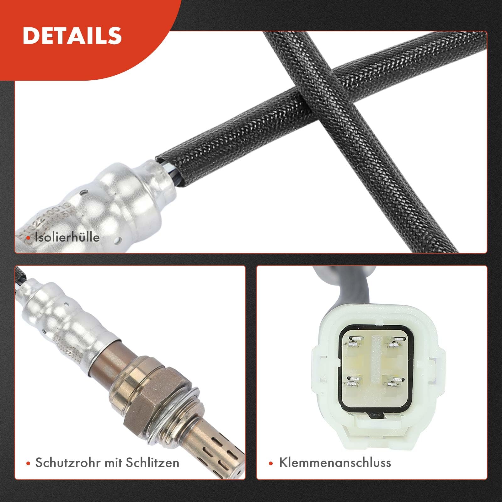 Frankberg Sonda lambda Sonda diagnostica Compatibile con Jimny Veicolo fuoristrada Chiuso SN Grand Vitara I FT HT Grand Vitara I SUV GT Replace# 250-241115