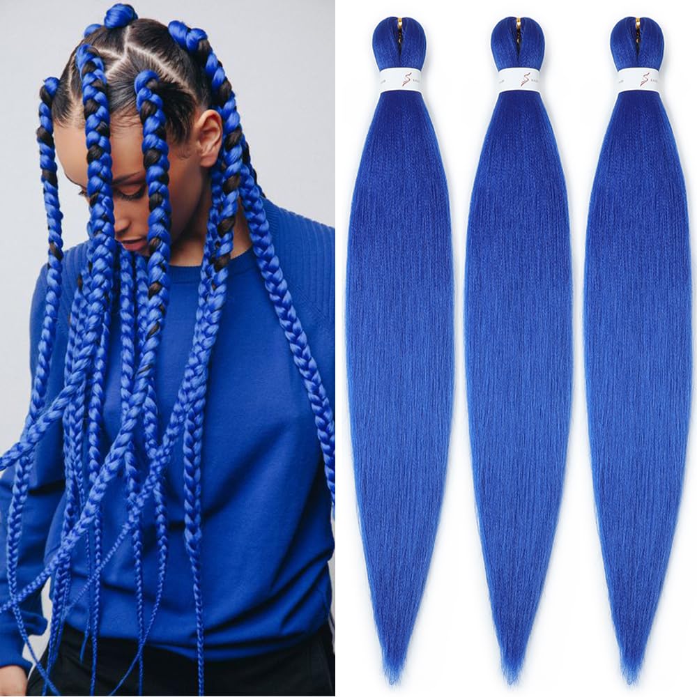 YDDM Capelli Per Treccine Africane Rosa Extension Treccine Texture Yaki Easy Install per Principianti 20 Pollici 3 Pezzi Capelli Leggeri e Naturali per Box Braids, Twist e Crochet — view 59