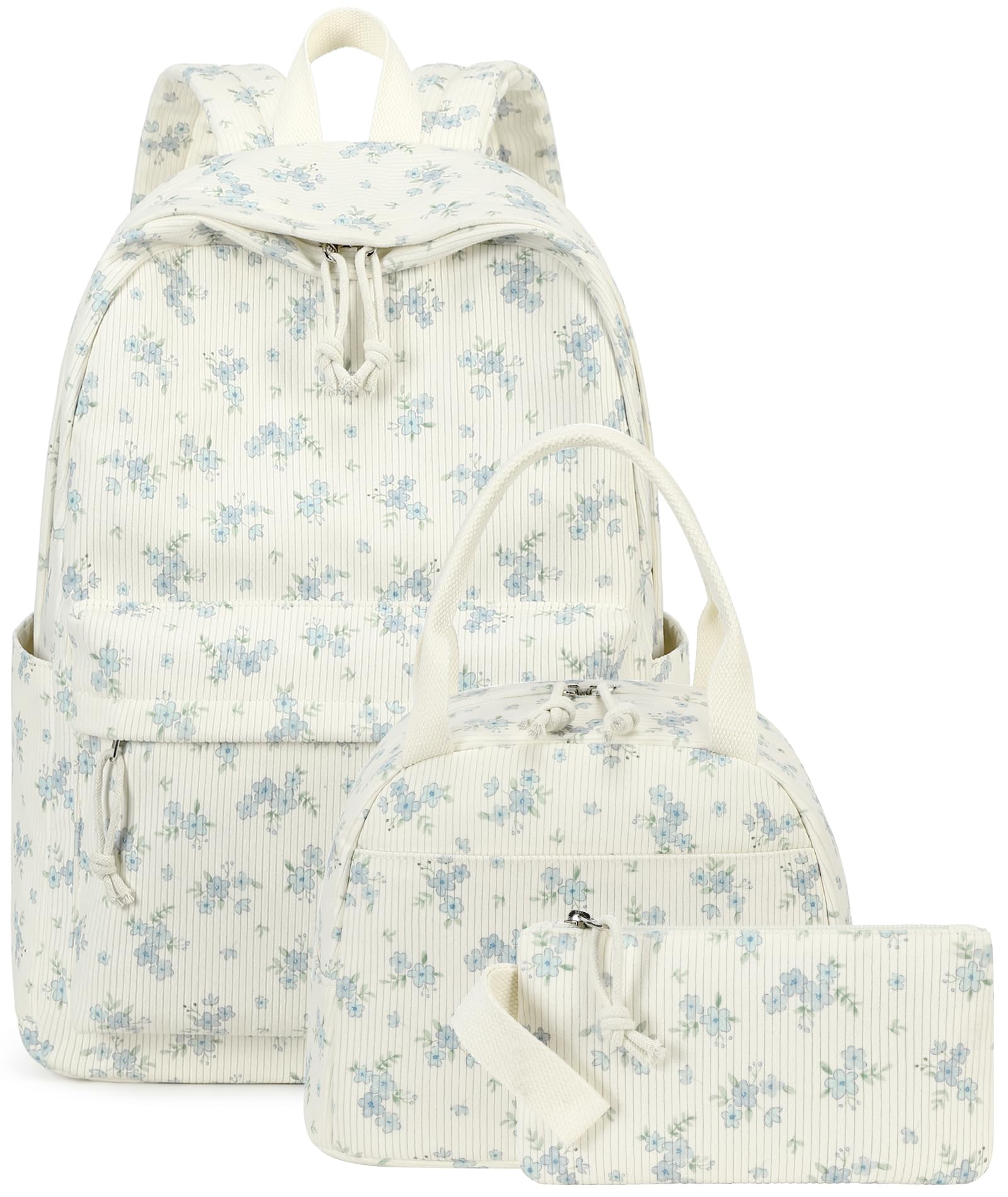 BTOOP School Backpacks for Teen Girls Bookbags Lightweight Kids Backpack School Bags Set with Lunch Box Pencil Case