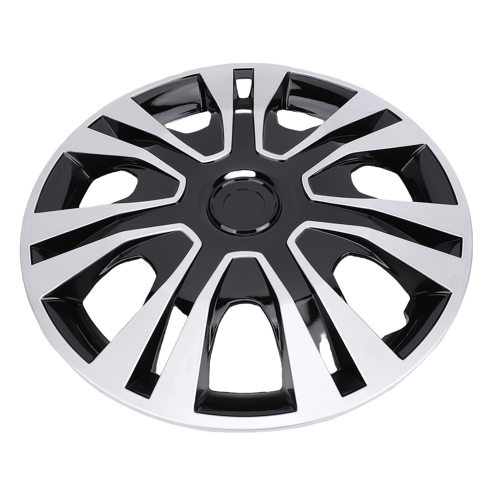 Copricerchi 16 Pollici, Facile Installazione Copricerchi ABS Set 4 Pezzi in Plastica Resistente for Auto Familiari SUV e Veicoli Quotidiani