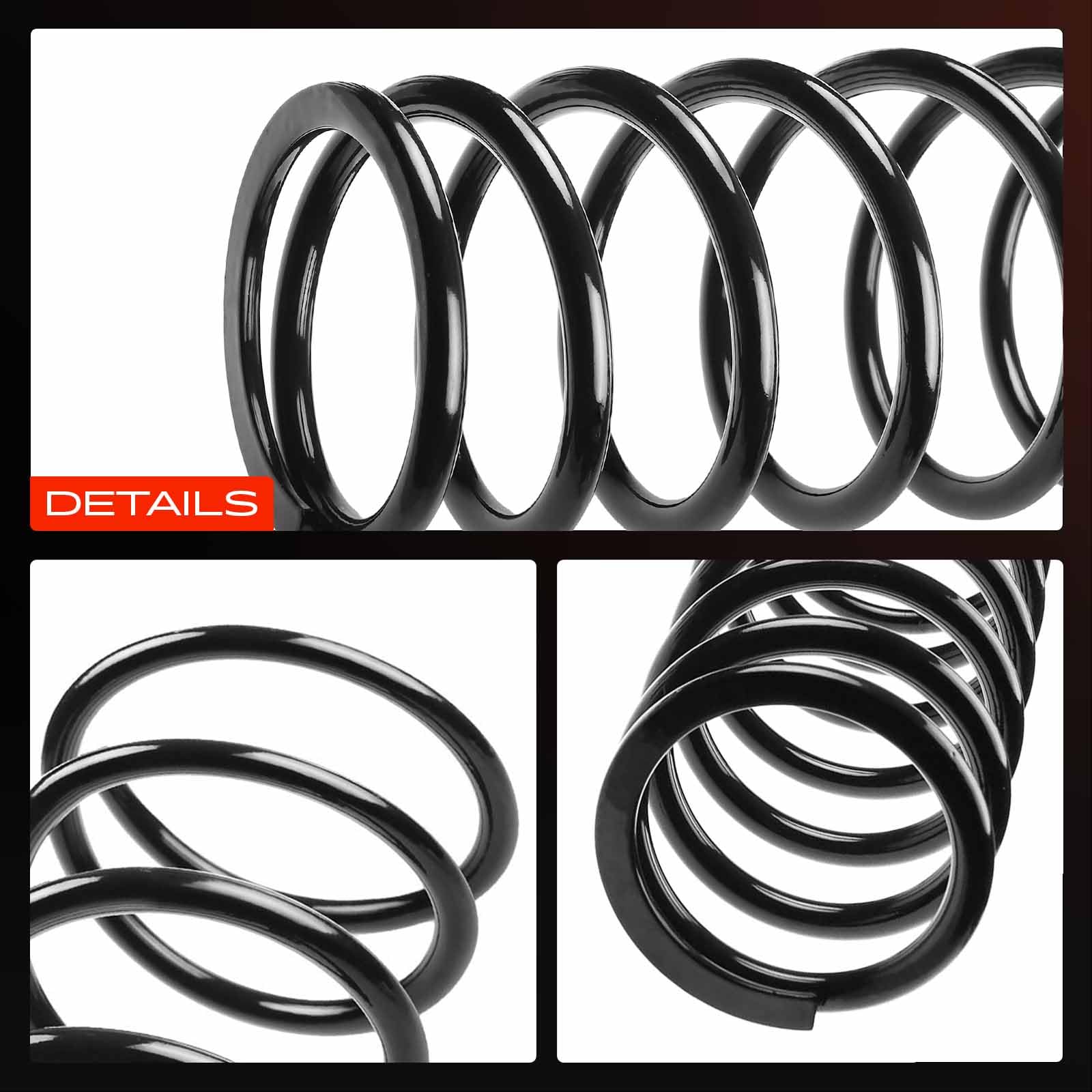 Frankberg 2 muelles de suspensión eje trasero 6834071 | Compatible con: Mondeo I GBP, Mondeo I Sedán GBP