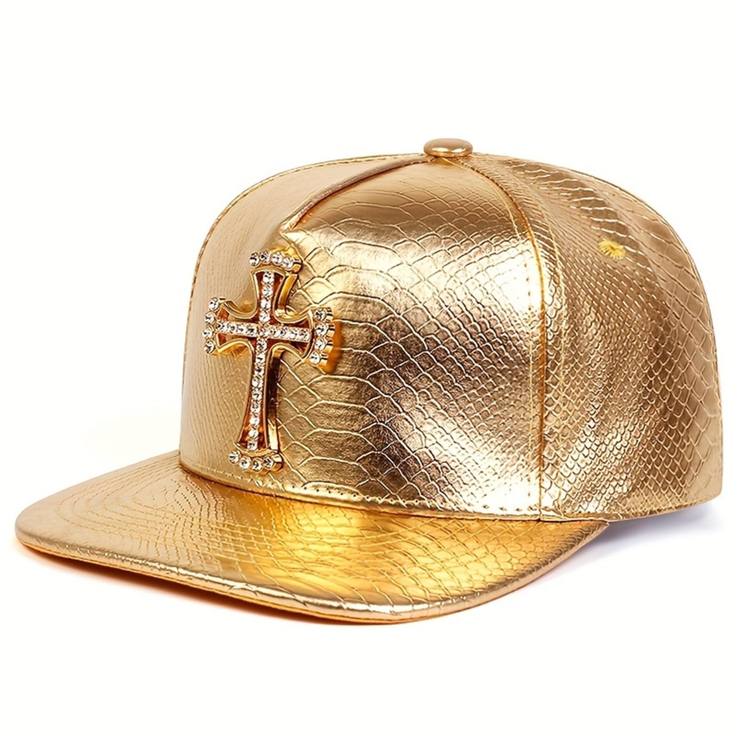 Hip Hop Hat, Adjustable Flat-Brimmed Snapback Hat for Men and Womem, Street Dance Fashion Hat