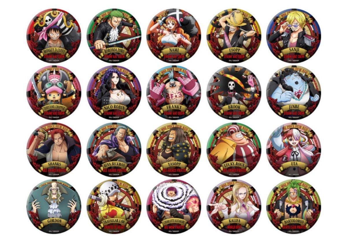 Amazon | ワンピ ース ドでか缶バッジ アルティメットクルー 第4弾