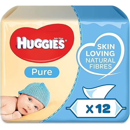 Huggies Pure Baby Feuchttucher Fur Den Ganzen Korper 99 Reines Wasser Geruchsneutral 12 X 56 Tucher Monatsbox Amazon De Drogerie Korperpflege
