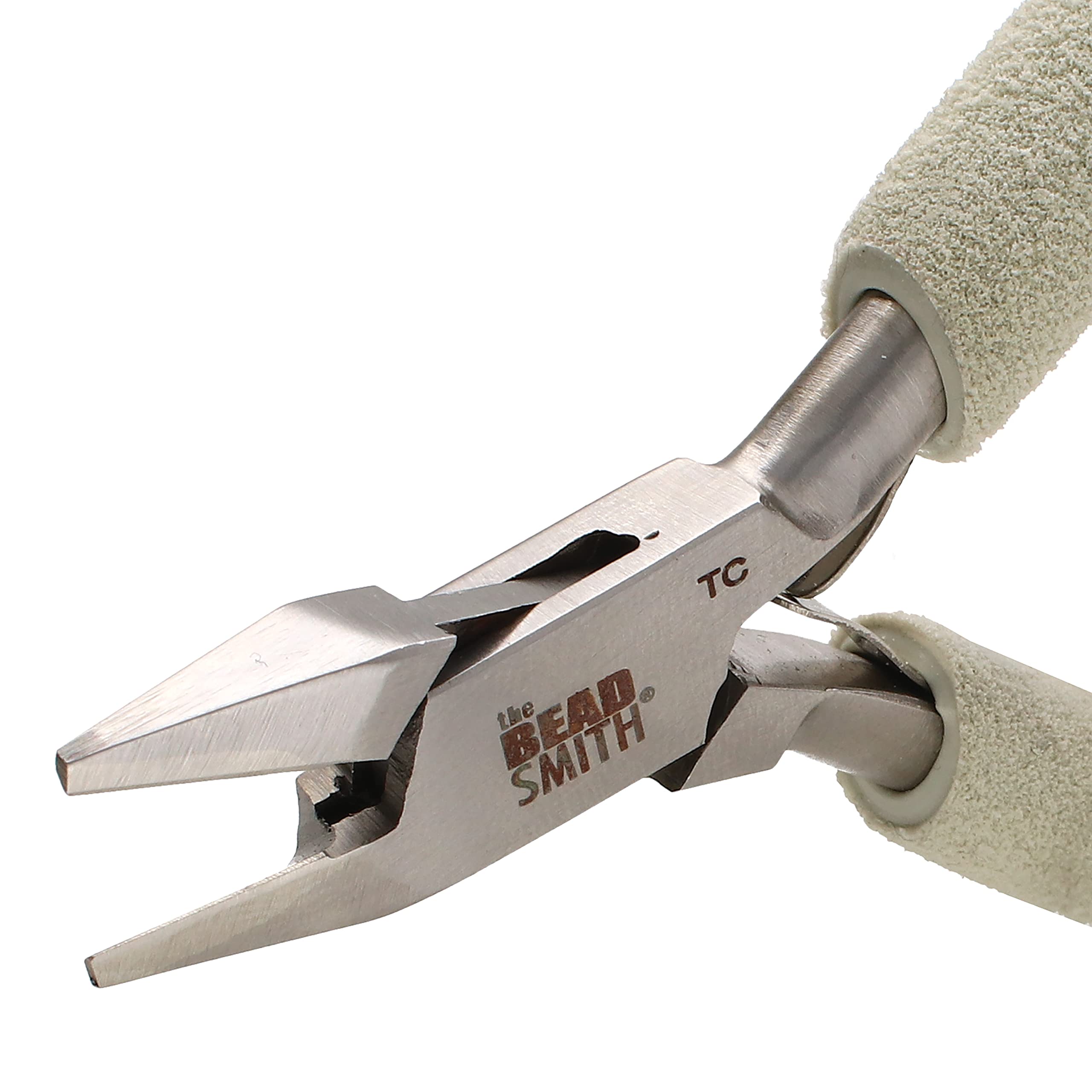 The Beadsmith Tungsten Carbide Flush Cutter, 6 inches (152mm), Polished Steel Head with Elongated Handle & Double-Leaf Spring โ image 1