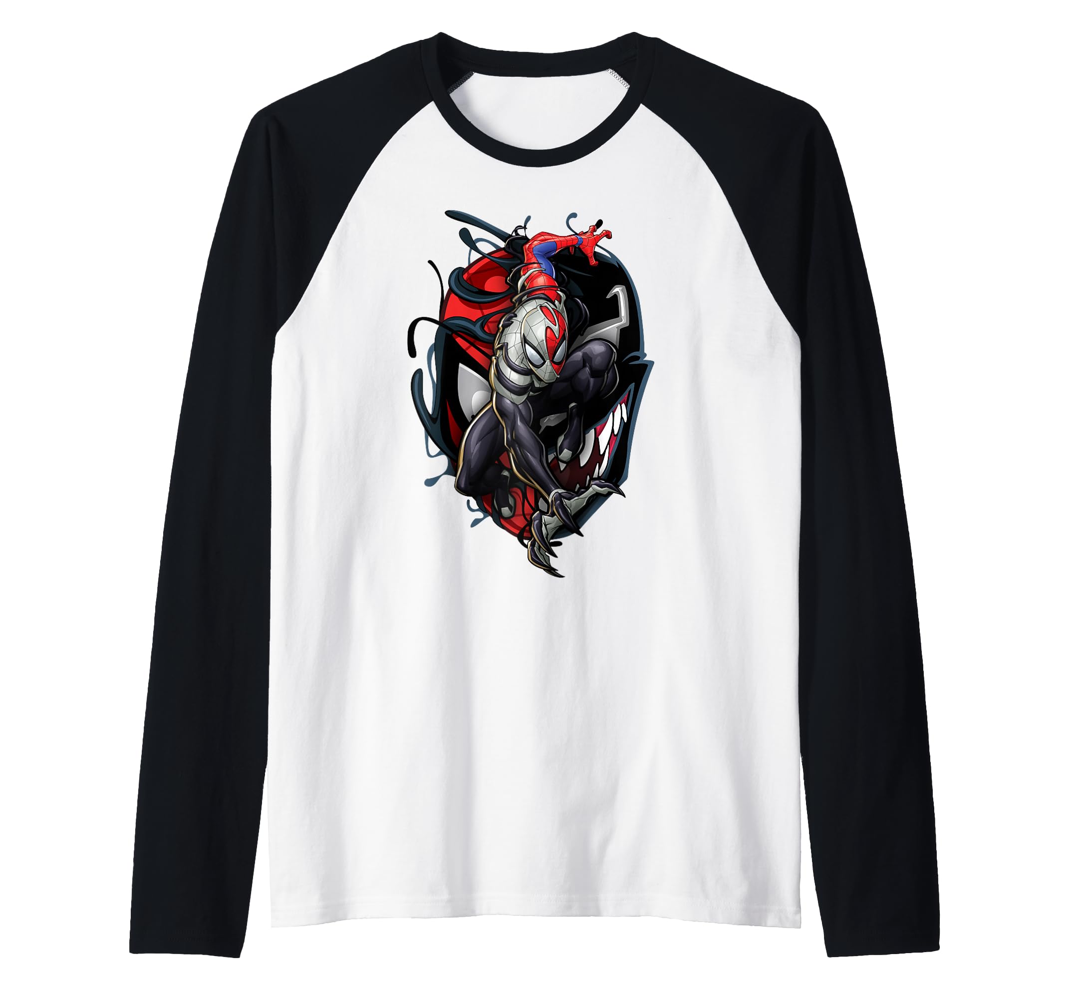 T-shirt raglan Spider-Man de style baseball idéal pour le collège